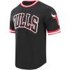 Mens NBA Classic Chenille Short Sleeve Tee(Black)