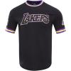 Mens NBA Classic Chenille Short Sleeve Tee(Black)