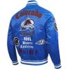Pro Standard Mens NHL Old English Satin Jacket(Dodger Blue)