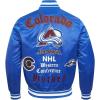 Pro Standard Mens NHL Old English Satin Jacket(Dodger Blue)
