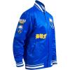 Pro Standard Mens NHL Old English Satin Jacket(Royal Blue)