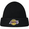 Pro Standard NBA Los Angeles Lakers Modern Originals Heavyweight Knit Beanie Unlined Cuffed Black Os