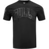 Pro Standard NBA Mens Mens NBA Classic Triple Black Cotton Short Sleeve Tee(Black)