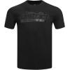 Pro Standard NBA Mens Mens NBA Classic Triple Black Cotton Short Sleeve Tee(Black)