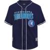 Pro Standard NBA Mens Mens NBA Mesh Button Down Top(Midnight Navy)