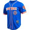 Pro Standard NBA Mens Mens NBA Mesh Button Down Top(Royal Blue)