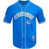 Pro Standard NBA Mens Mens NBA Mesh Button Down Top(Royal Blue)
