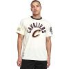 Pro Standard NBA Mens Mens NBA Modern Originals Cotton Short Sleeve Tee(Eggshell/ Black)