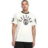 Pro Standard NBA Mens Mens NBA Modern Originals Cotton Short Sleeve Tee(Eggshell/ Black)