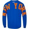 Pro Standard NBA Mens Mens NBA Wingspan Cotton Long Sleeve Tee(Royal Blue)