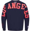 Pro Standard NBA mens Mens Nba Wingspan Fleece Crewneck Sweatshirt(Midnight Navy)