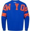 Pro Standard NBA mens Mens Nba Wingspan Fleece Crewneck Sweatshirt(Royal Blue)