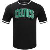 Mens NBA Classic Chenille Short Sleeve Tee(Black)