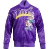 Pro Standard Mens NBA Mash Up Satin Jacket(Purple)