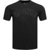 Pro Standard NBA Mens Mens NBA Classic Triple Black Cotton Short Sleeve Tee(Black)