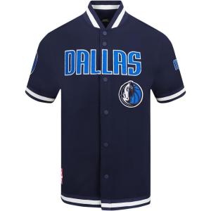Mens NBA Classic Chenille Button Down(Midnight Navy)