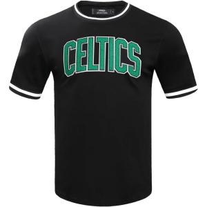 Mens NBA Classic Chenille Short Sleeve Tee(Black)