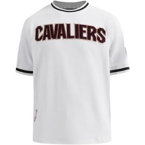 Mens NBA Classic Chenille Short Sleeve Tee(White/Black)