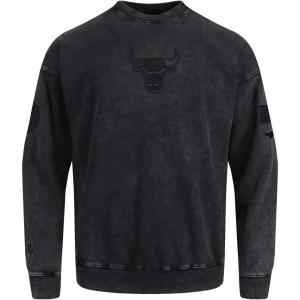 Pro Standard Men’s NBA Neutral Crewneck Sweatshirt(Washed Black)