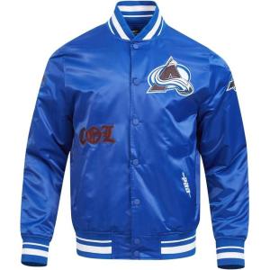 Pro Standard Mens NHL Old English Satin Jacket(Dodger Blue)