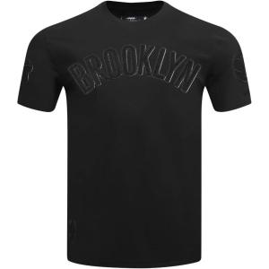 Pro Standard NBA Mens Mens NBA Classic Triple Black Cotton Short Sleeve Tee(Black)