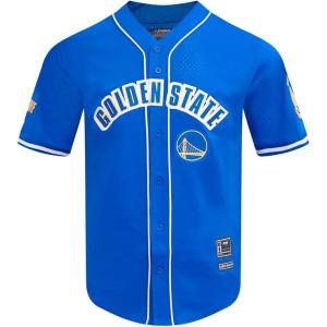 Pro Standard NBA Mens Mens NBA Mesh Button Down Top(Royal Blue)