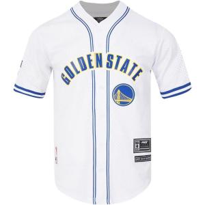Pro Standard NBA Mens Mens NBA Mesh Button Down Top(White/Royal Blue)