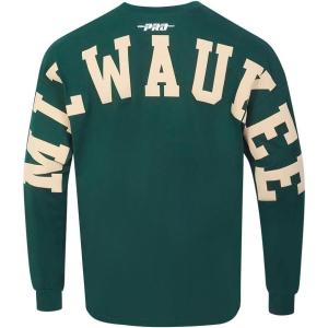 Pro Standard NBA Mens Mens NBA Wingspan Cotton Long Sleeve Tee(Forest Green)