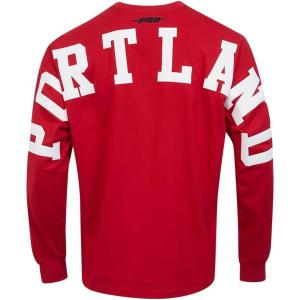 Pro Standard NBA Mens Mens NBA Wingspan Cotton Long Sleeve Tee(Red)