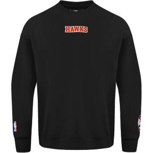 Pro Standard NBA mens Mens Nba Wingspan Fleece Crewneck Sweatshirt(Black)