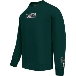 Pro Standard NBA mens Mens Nba Wingspan Fleece Crewneck Sweatshirt(Forest Green)