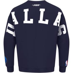 Pro Standard NBA mens Mens Nba Wingspan Fleece Crewneck Sweatshirt(Midnight Navy)