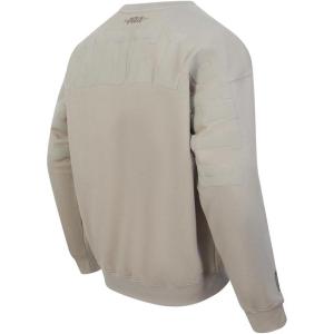 Pro Standard NBA mens Mens Nba Wingspan Fleece Crewneck Sweatshirt(Taupe)