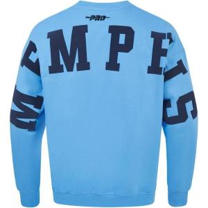 Pro Standard NBA mens Mens Nba Wingspan Fleece Crewneck Sweatshirt(University Blue)