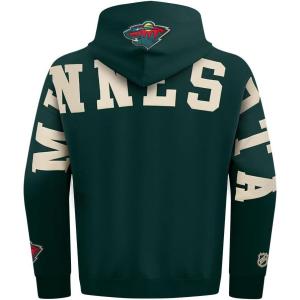 Pro Standard NHL mens Mens Nhl Wingspan Fleece Pull Over Hoodie(Forest Green)