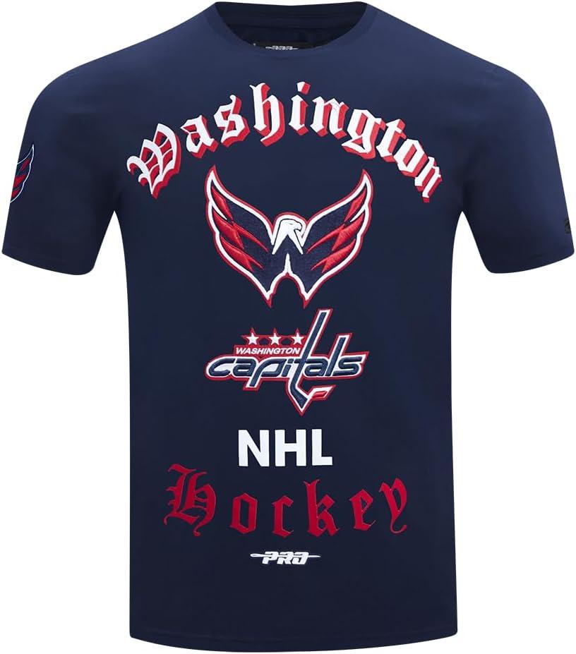 image:imagePro Standard Mens NHL Old English Cotton Short Sleeve TeeMidnight Navy