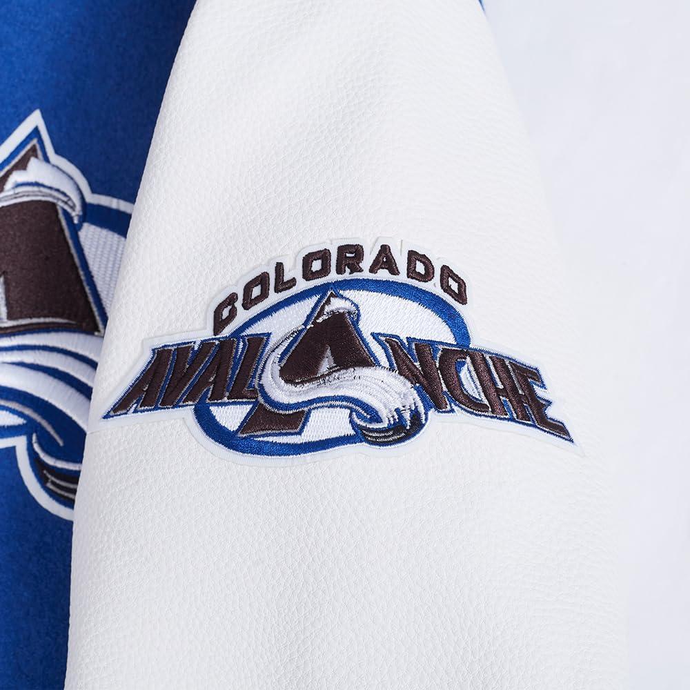 image:imagePro Standard Mens NHL Old English Varsity JacketDodger BlueWhite