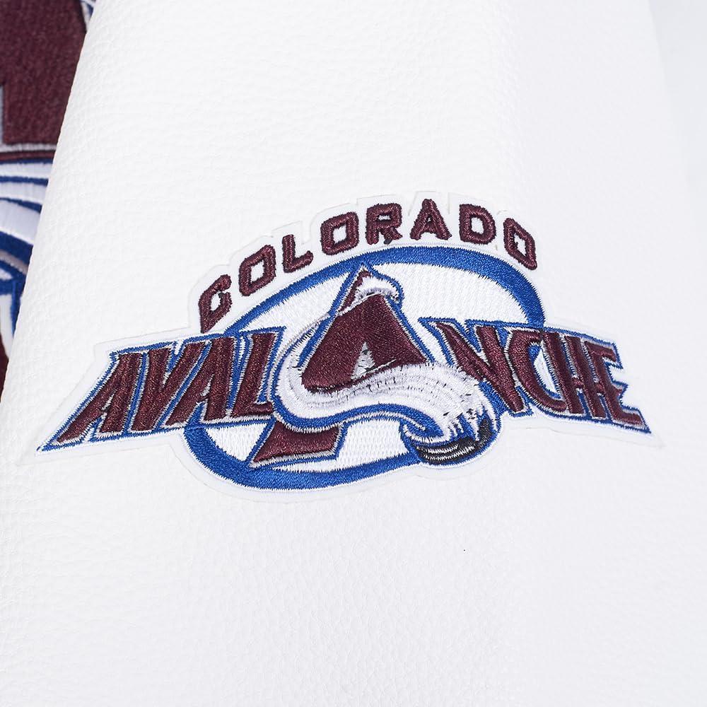 image:imagePro Standard Mens NHL Old English Varsity JacketWineWhite