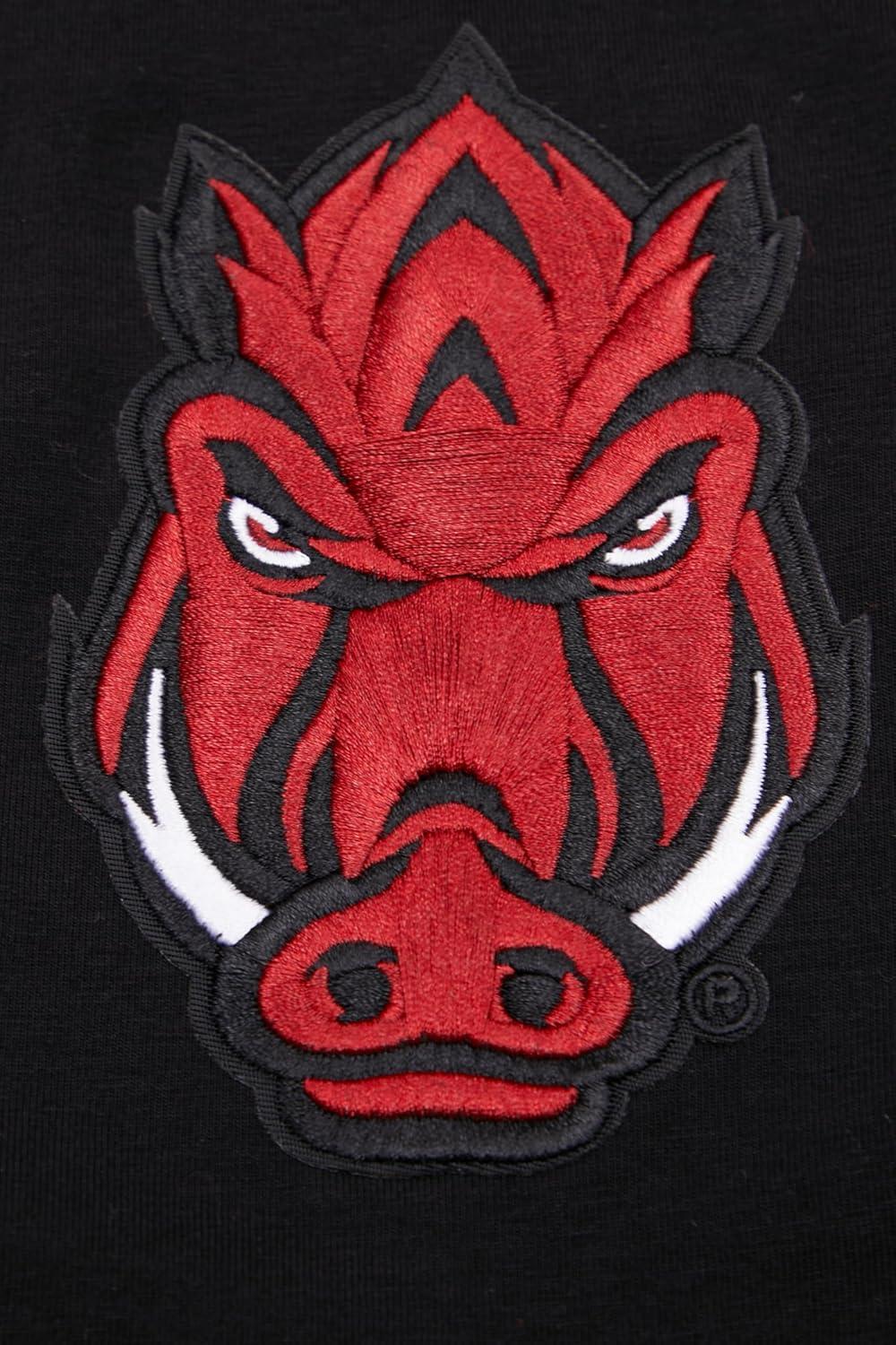 image:imagePro Standard Mens University of Arkansas Classic Chenille Short Sleeve Tee Black L
