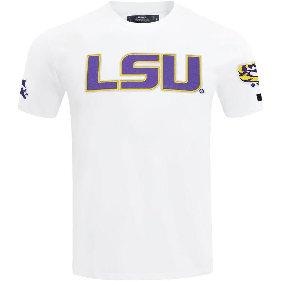 image:imagePro Standard Mens College Classic Chenille Short Sleeve TeeWhite