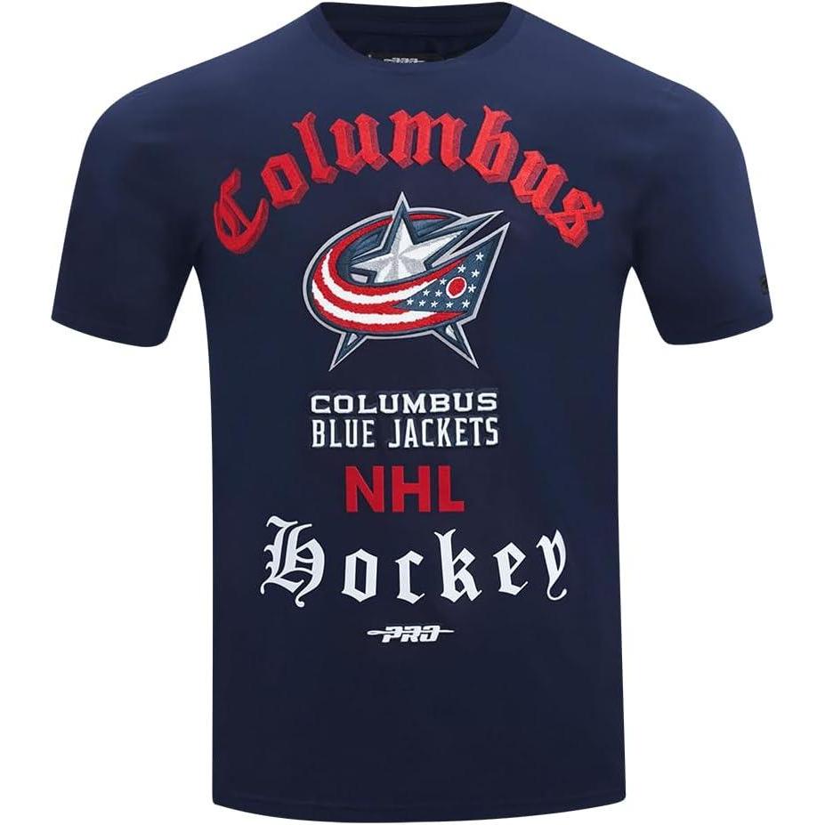 image:imagePro Standard Mens NHL Old English Cotton Short Sleeve TeeMidnight Navy