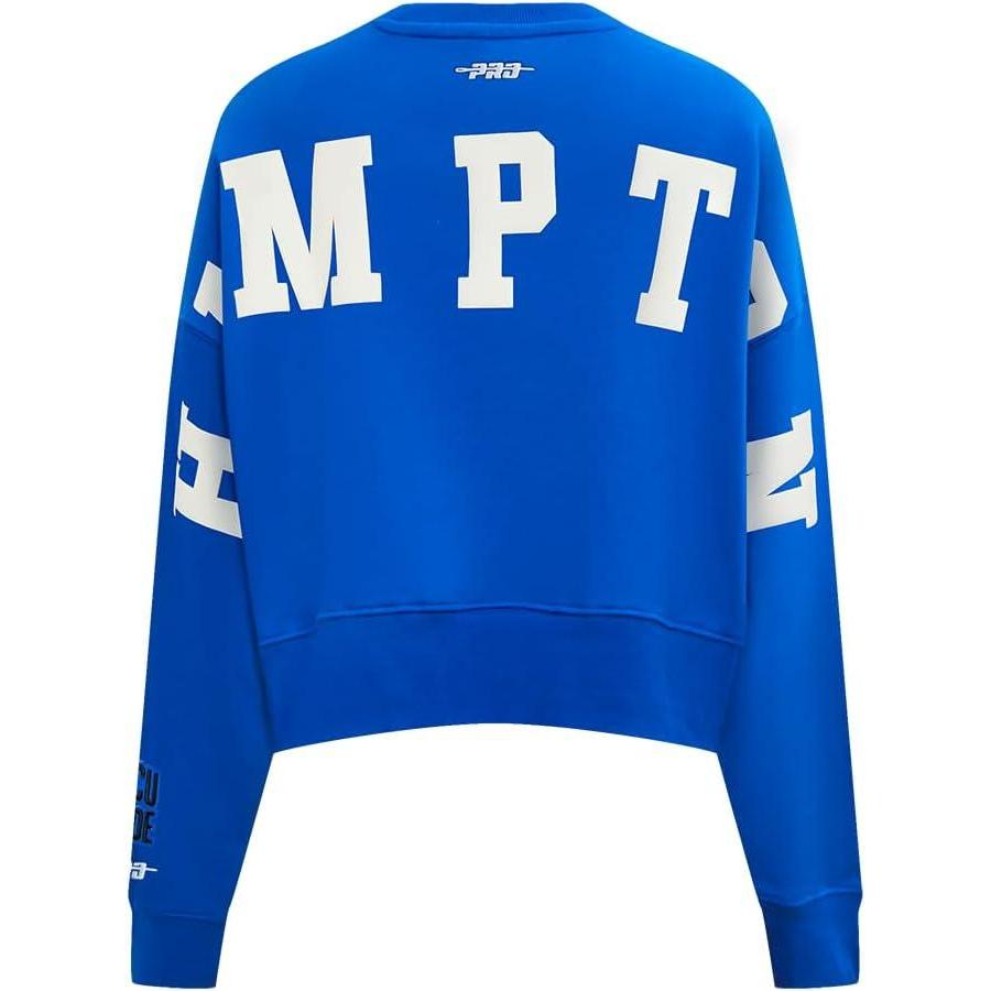 image:imageWomens College Wingspan Brushed Back French Terry Crewneck SweatshirtRoyal Blue