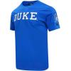 Pro Standard Mens Duke University Classic Chenille Short Sleeve Tee Royal Blue M