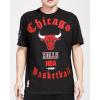 Pro Standard Mens NBA Old English Short Sleeve Tee(Black)