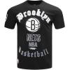 Pro Standard Mens NBA Old English Short Sleeve Tee(Black)