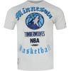 Pro Standard Mens NBA Old English Short Sleeve Tee(Heather Grey)