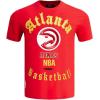 Pro Standard Mens NBA Old English Short Sleeve Tee(Red)
