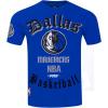 Pro Standard Mens NBA Old English Short Sleeve Tee(Royal Blue)