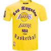 Pro Standard Mens NBA Old English Short Sleeve Tee(Yellow)