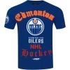 Pro Standard Mens NHL Old English Cotton Short Sleeve Tee(Dodger Blue)